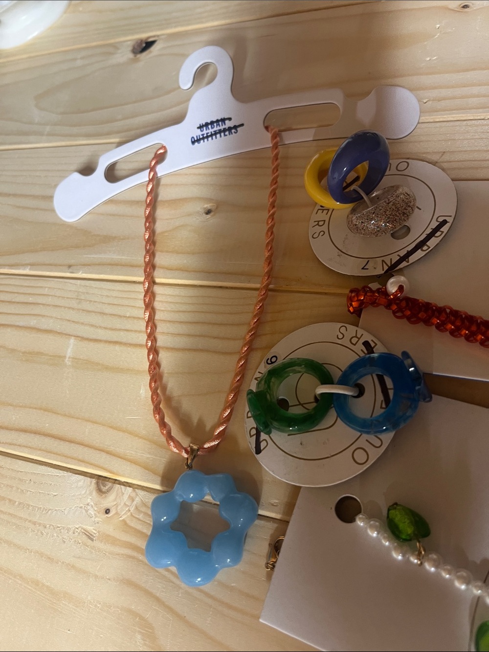 Urban Outfitters Bundle- Fashion Necklaces and rings. Summer Fun!Multicolor - Picture 2 of 12